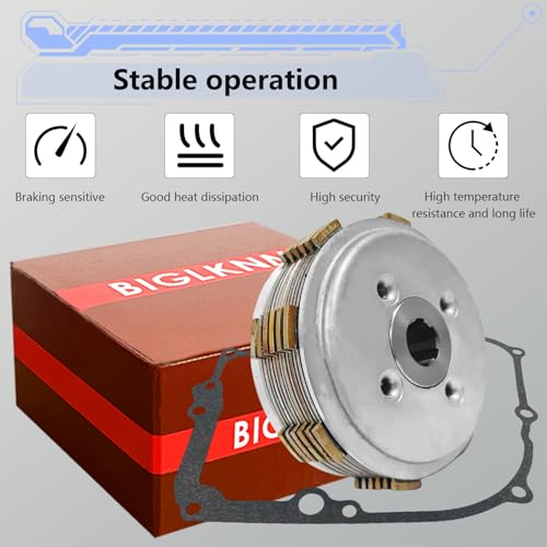 image for BIGLKNM Complete Clutch Kit Heavy Duty Springs Driver Clutch Disc Plat
