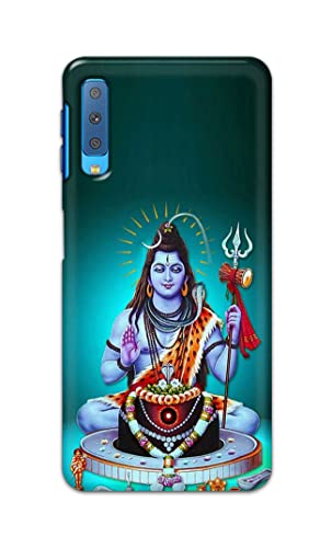 Image of Printed Hard Back Cover Case for Samsung Galaxy A7 2018 Back Cover (Lord Shiva) -1803