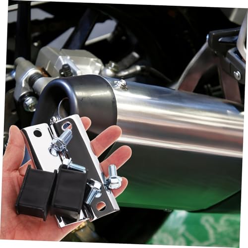 Soporte protector de cola de escape contra golpes y vibraciones de motocicleta 2