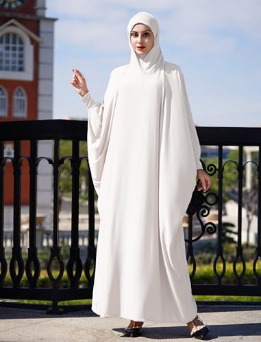 Abaya à capuche et hijab ample pour prière islamique IDOPIP - 5