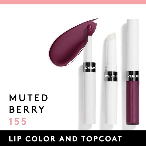Image of COVERGIRL Outlast All-Day Lip Color with Moisturizing Topcoat, New Neutrals Shade Collection, Muted Berry, Pack of 1