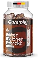 Gummily® Bittermelone Extrakt Gummibärchen – Hochdosiert (720 mg mit 10% Charantin) – Zuckerfrei & Vegan – Fruchtiger Geschmack statt bitterer Tabletten – Momordica Charantia (Bitter Melon)