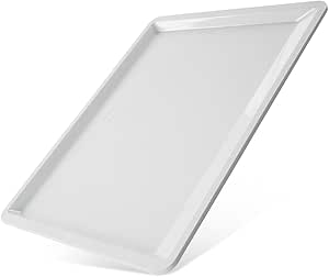 Dr. Oetker Backblech für den Backofen – Backofenblech White Christmas Baking – Ofenblech mit Antihaftbeschichtung und winterlichem Design – ca. 42 x 32 cm