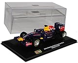 Fahrzeug ist ca 14 cm lang Bburago Red Bull Infiniti Racing Team RB10 Sebastian Vettel Nr 1 2014 Formel 1 1/32 Modell Auto mit individiuellem Wunschkennzeichen