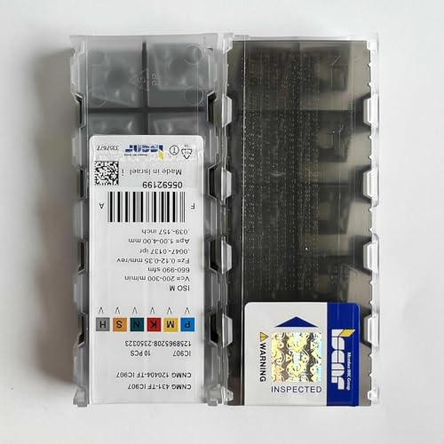 Lames en carbure CNMG120404-TF IC907 pour éliminer l'usure prématurée
