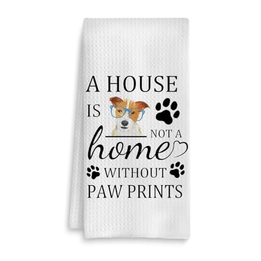 Fuasei Jack Russell Terrier Kitchen Towels, Dog Lover Gifts for Women, Mom, Dish Towels for Kitchen Decor, 16x24 Inch