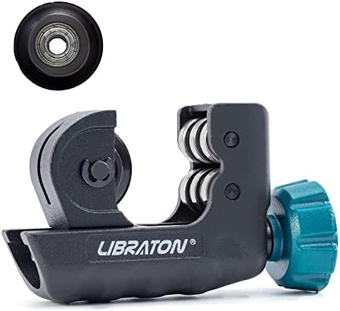Libraton Tubing Cutter 3/16 to 1-1/8. Mini Tube Cutter. Copper Cutter. Heavy Duty Mini Pipe Cut...