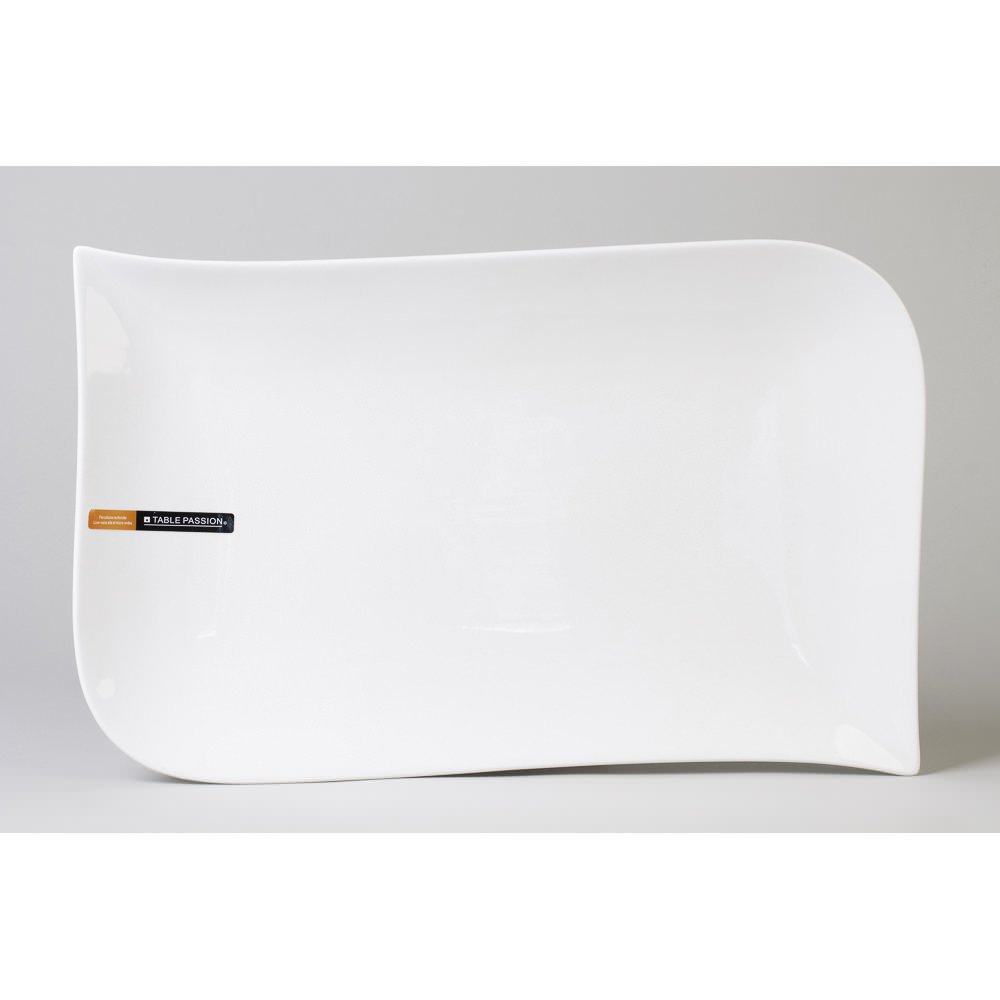Plat Melody 36x24 cm par Table Passion, l'excellence de la porcelaine fine de table