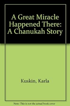 Hardcover A Great Miracle Happened There: A Chanukah Story Book