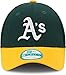 New Era MLB The League Youth 9FORTY Team Color Primary Logo Adjustable Hat Cap One Size Fits All - Oakland Athletics Green Yellow