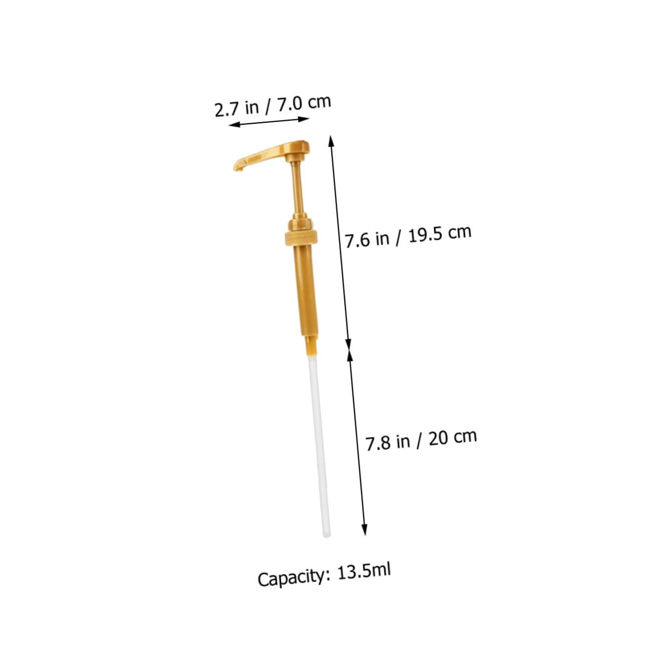 Cabilock 12pcs Syrup Dispenser Pump Replacement for Syrup Bottles Kitchen and Bathroom Use Press Design Material Easy to Use