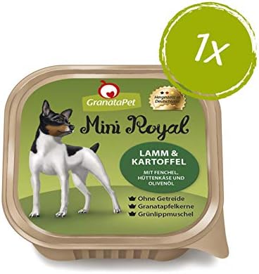 GranataPet Mini Royal Multipack, 6 x 150 g Mokra karma dla psów w pakiecie próbnym, karma dla psów bez zbóż i dodatku cukru, kompletna karma dla dorosłych psów