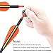 YLS Carbon Archery Arrows Practice Arrows Detachable Arrowhead and Nock 3 inch Streamlined TPU Feathers Perfect for Youth BeginnerTarget Practice and Outdoor Shooting