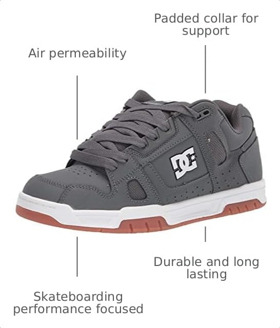 Image of DC Men's Stag Low Top Skate Shoe