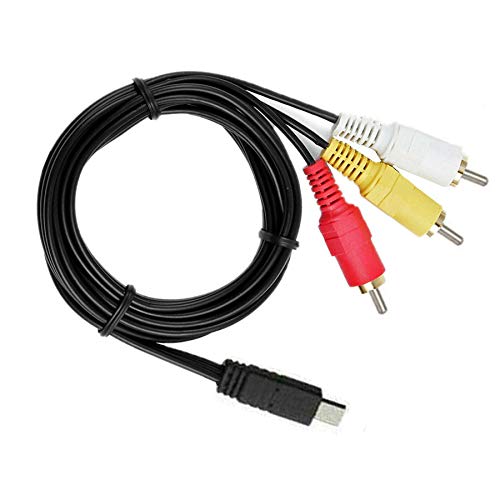 POWE-Tech AV A/V Audio Video RCA TV Cable Cord Lead for Sony Handycam Model: HDR-CX240, HDR-CX240/B Camcorder Camera