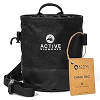 Boulderzubehör als Set und einzeln: Chalkbag, Chalk Ball, Boulder Bürste und Finger Tape - ideale Kletterausrüstung für die nächste Session, Bouldern Geschenk, Chalk bag und Kletterbürste auch einzeln