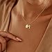 Rotnso Cross Necklace for Women 14K Gold Plated Dainty Small Cross Pendant Choker Simple Trendy Cute Virgin Mary Cross Charm Bead Chain Easter Basket Stuffers Baptism Religious Faith Jewelry Gift