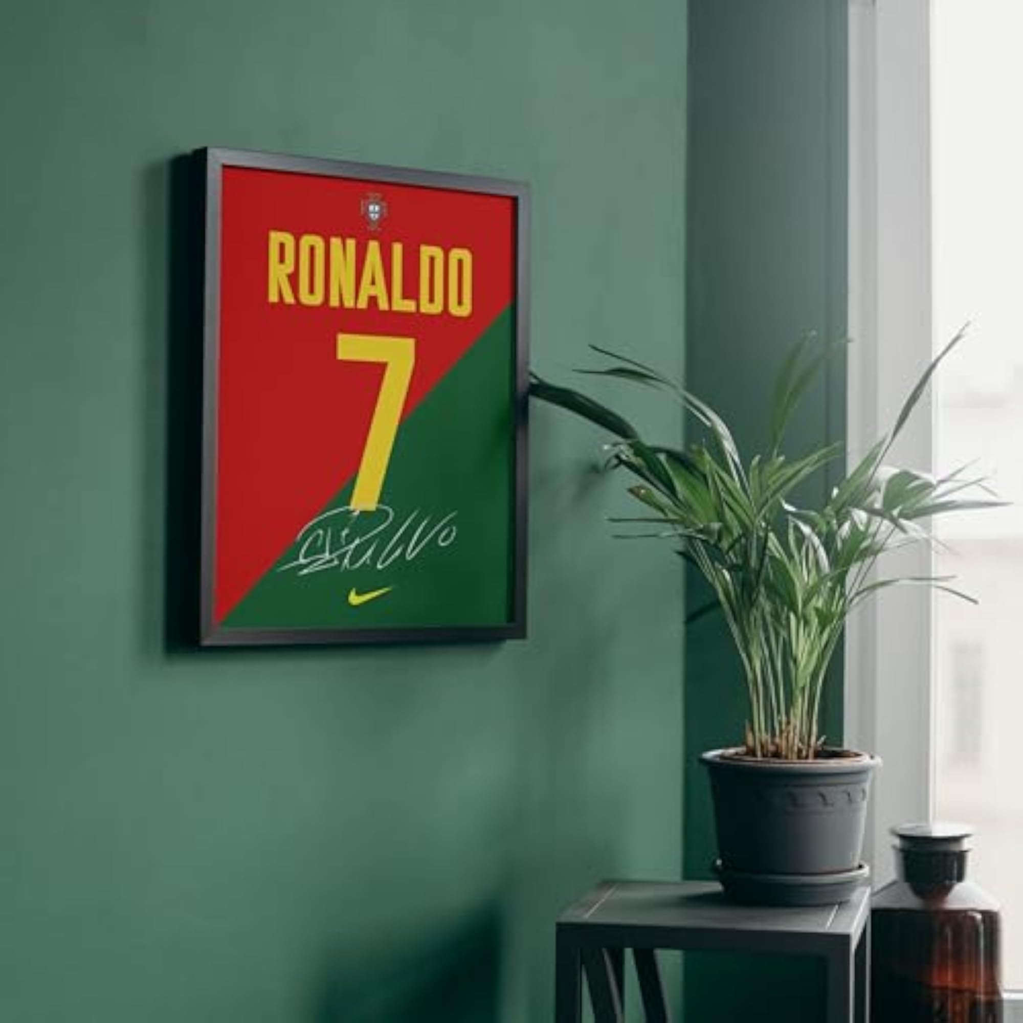 Minimalist Sports Poster with Black Frame