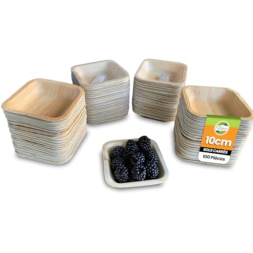 Bols en feuille de palmier compostables et solides pour repas - 2