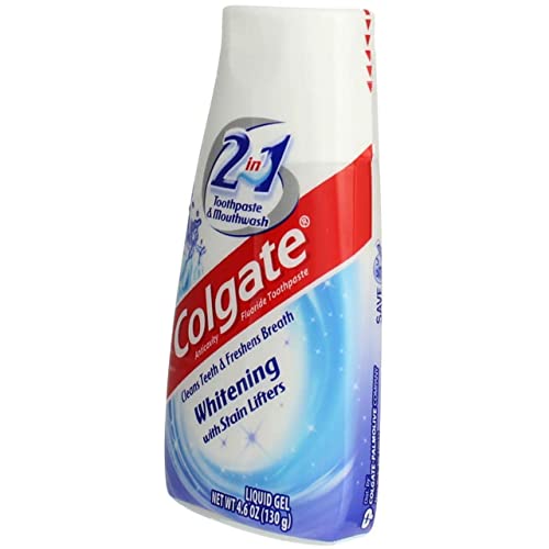 Colgate 2-In-1 Whitening With Stain Lifters Toothpaste 4.60 Oz (6 Packs) #TOP5