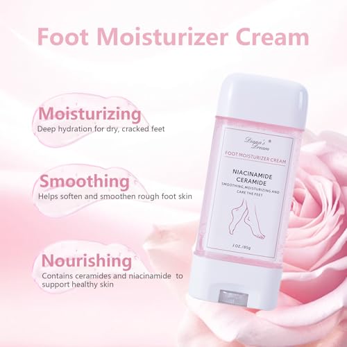 DIANA'S DREAM Foot Cream Foot Moisturizer, Dry|Cracked Foot Repair Ultra-Hydrating Foot Cream Moisturizer, Foot Repair Skin Healing Ointment for Cracked Heels and Dry Feet, 3 Oz
