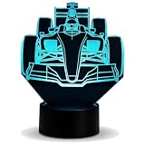 Rennwagen LED Lampe – Motorsport Nachtlicht & Tischlampe Geschenk