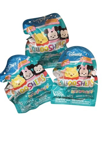Squishmallows Squooshems Disney 3-Pack Toy Set