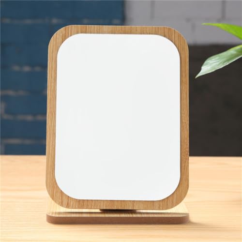 Espejo de maquillaje de escritorio grande y plegable: cristal claro estilo retro 6