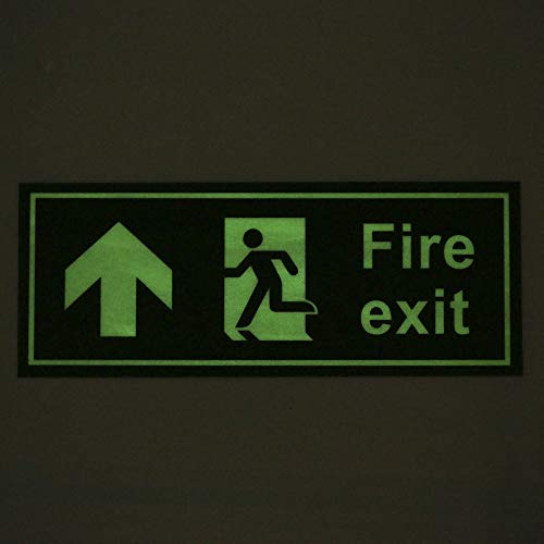 Vicfone Sinal de Saída de Segurança contra Incêndio Sinalização de Orientação Luminosa para Escada C