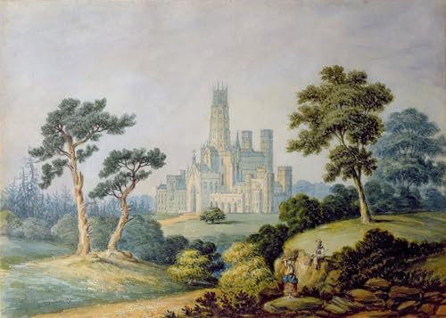 Abbaye de Fonthill par Danby tableau moderne toile peinture abstraite 60x90cm