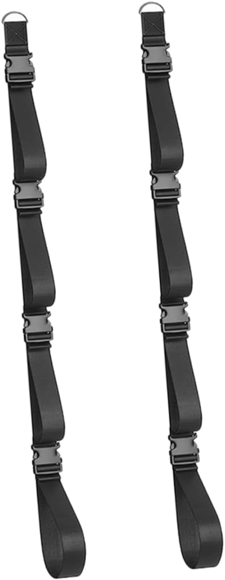 2pcs Adjustable Garage Wall Storage Strap Versatile Wall-Mounted Hanging Storage for Yoga Mats Camping Gear and More Sturdy and Easy to Install Organizer System
