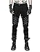 Produktbild Punk Rave Gothic Men Heavy Metal Hohe Taille Schwarze Hosen Beiläufige Baumwolle Lose Hosen 5XL