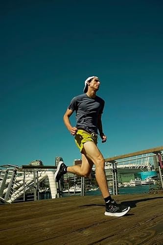 Saucony Men's Rundry Mesh Ventilating Comfort Fit Performance Quarter Socks (6, 12 Pairs)4