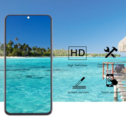 Kit écran OLED avec empreinte pour réparer un Galaxy S22+ noir - 4