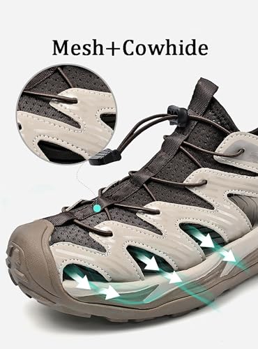 Men's Summer Sandals Sports Travel Lightweight Breathable Sandals Beach Shoes2