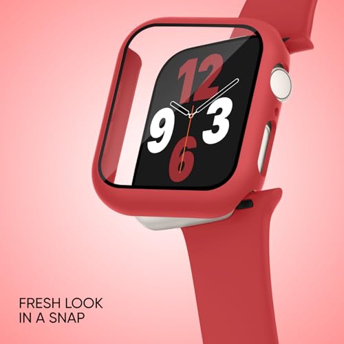 Image of Adorique 3-in-1 Compatible for Apple Watch Band 40mm 41mm 42mm 44mm 45mm 46mm, Soft Silicone Sport Strap for iWatch Series SE 10 9 8 7 6 5 4 3