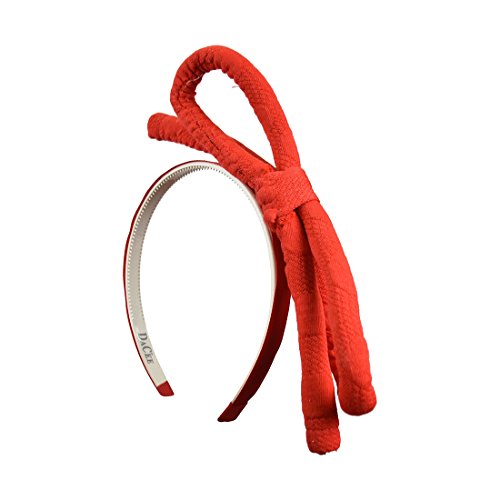 Large Bow Twist Headband - Red