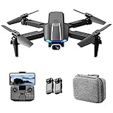 Zwbfu YLR/C S65 RC Drone,con Fotocamera 4K Fotocamera RC Quadricottero con Funzione Traiettoria Controllo Gesto di Volo Sacchetto di Immagazzinaggio Pacchetto 2 Batteria