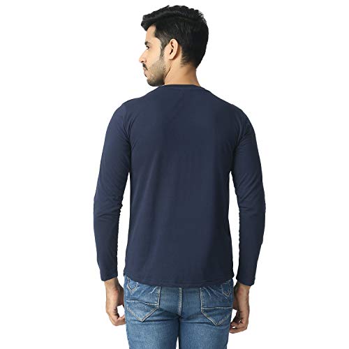 Image of Black Collection Solid Men Dungaree Style Full Sleeve T-Shirt