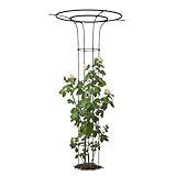 Trellume Trellis for Climbing Plants Outdoor - 69'(H), Expandable and Rust-Proof Metal Plant Support, Easy Installation, Garden Trellis for Potted Roses, Vines, Jasmine(1 Pack)