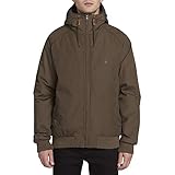 Cierre frontal con cremallera Volcom - Chaqueta Hernan 5K - Chaqueta Hombre - Marron