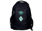 Vereinswappen für Teamstolz UMBRO SV Werder Bremen Rucksack schwarz/grün, OS