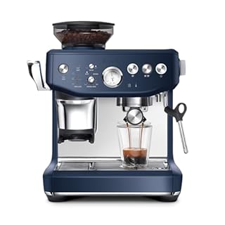 Breville Barista Express® Impress Manual Espresso Machine, Damson Blue
