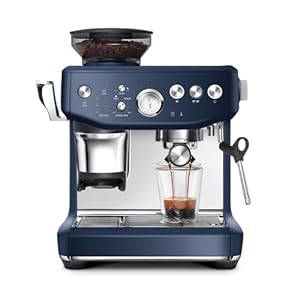 Breville Barista Express® Impress Manual Espresso Machine, Damson Blue