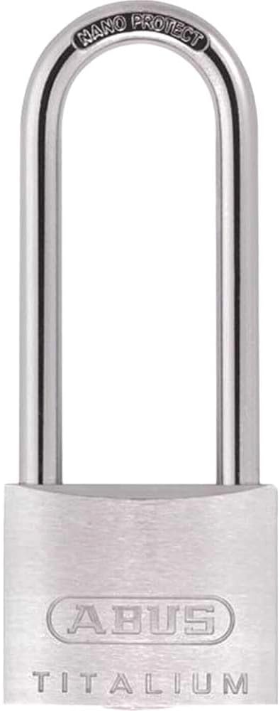 ABUS 80ti/40HB40 40 x 40mm Titalium Padlock with Long Shackle Keyed KA8012