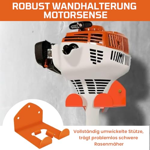WRQIOO Wandhalterung Motorsense, Garten Motorsense Halterung, Wandhalterung für Rasentrimmer, Rasentrimmer Aufhänger, Wandha-lterung für Besen, Elektrowerkzeug