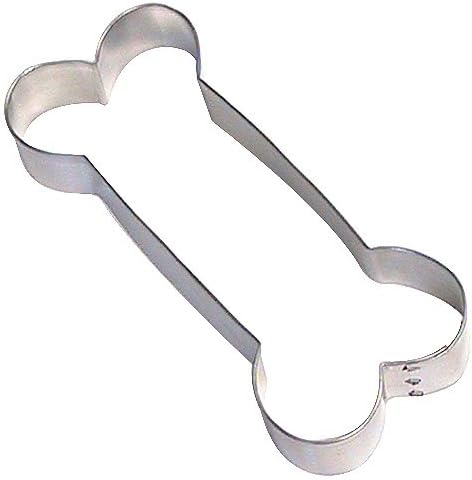 Dog Bone Cookie Cutter 5 Inch - Made in the USA โ Dogs OTBP Cookie Cutters Tin Plated Steel Dog Bone Cookie Mold