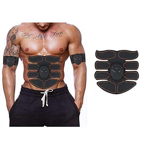 4 Conjunto Abs Stimulator Abdominal Trainer Cintura Masculina Feminino Ab Hip Adesivo