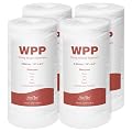5 Micron 10" x 4.5" String Wound Water Filter Cartridge for Well Water, SimPure Whole House Sediment Filter Replacement for Housing DB10P DB10C (4 Pack)