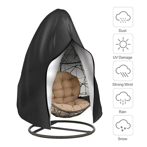 Housse chaise oeufs suspendue imperméable et coupe-vent 210D